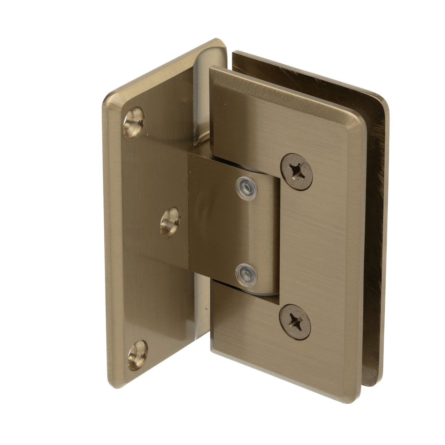 Adjustable Wall Mount Offset Heavy Duty Hinge with Beveled Edges