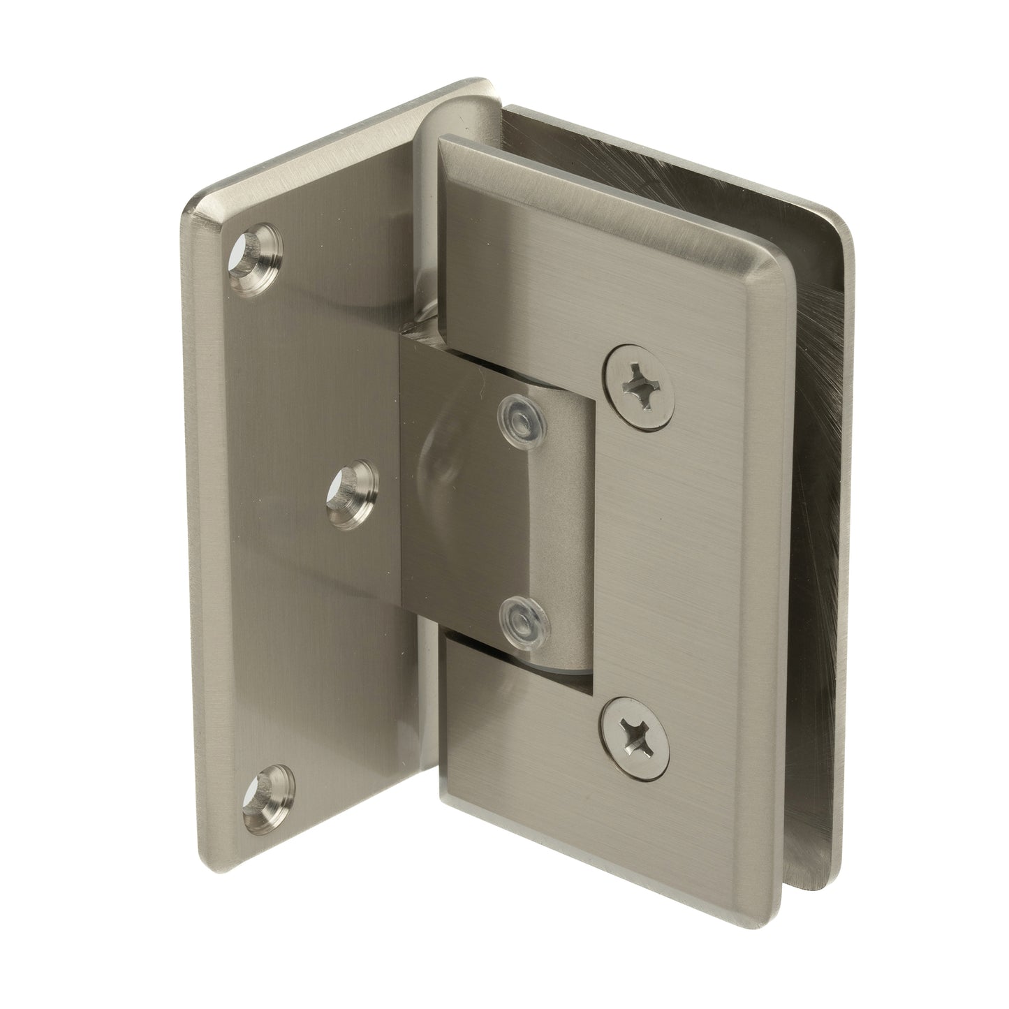 Adjustable Wall Mount Offset Heavy Duty Hinge with Beveled Edges