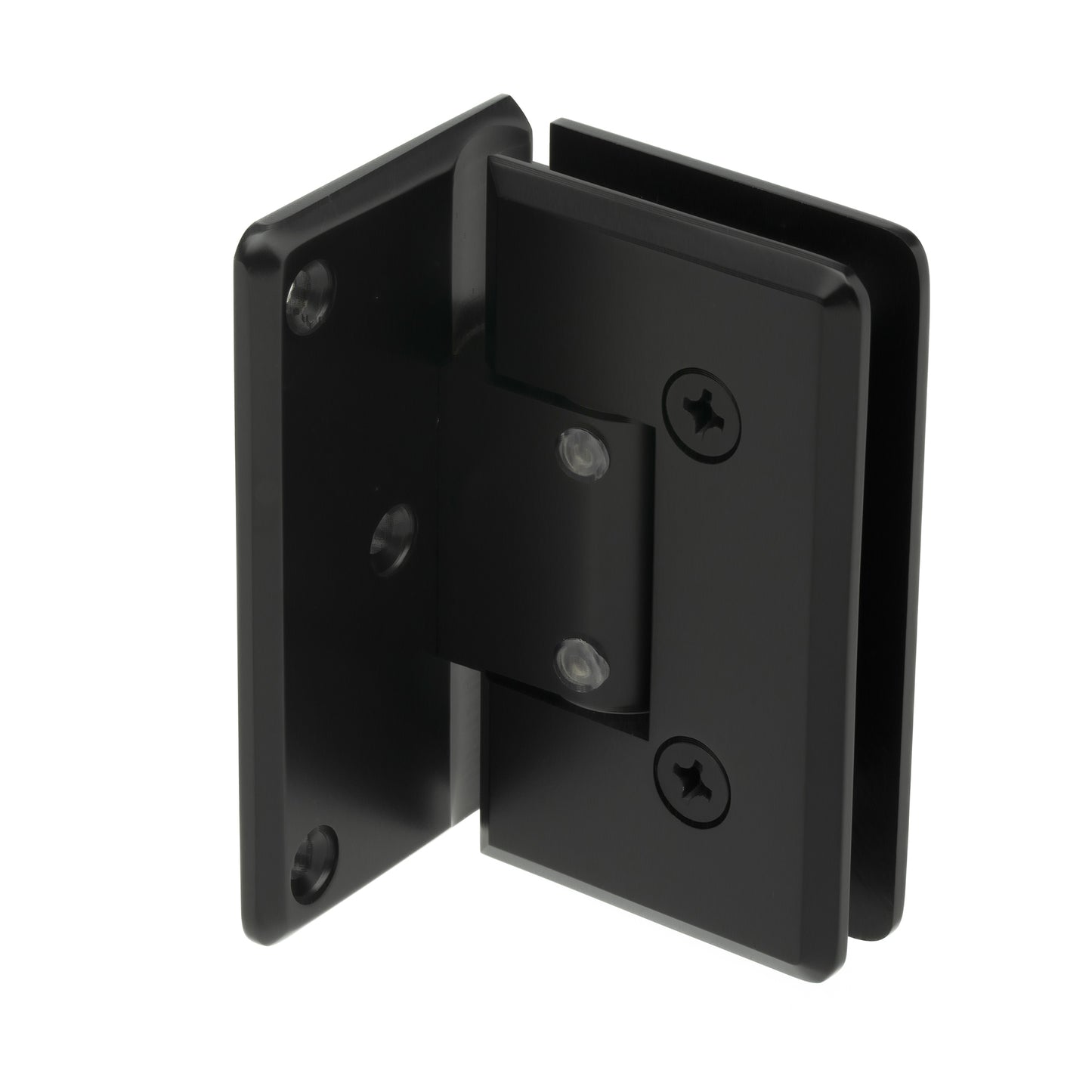 Adjustable Wall Mount Offset Heavy Duty Hinge with Beveled Edges