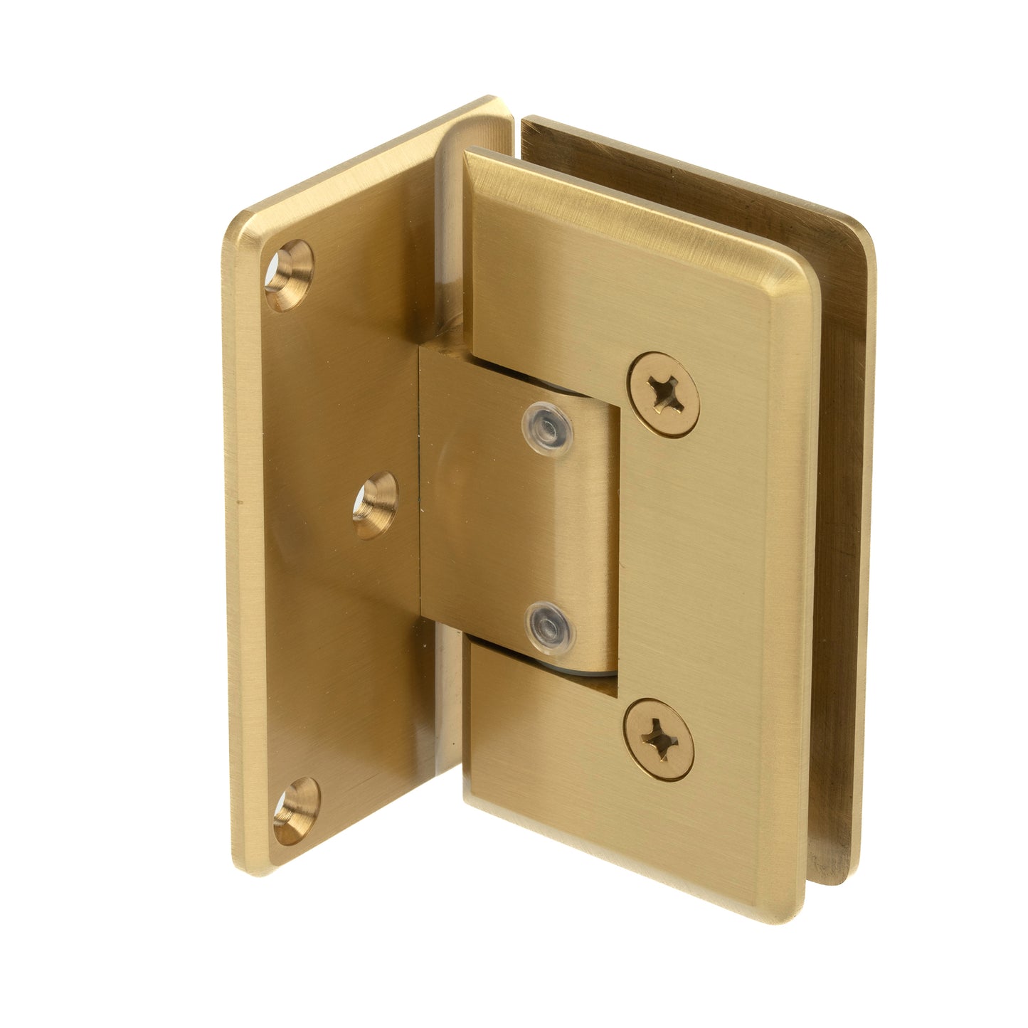 Adjustable Wall Mount Offset Heavy Duty Hinge with Beveled Edges
