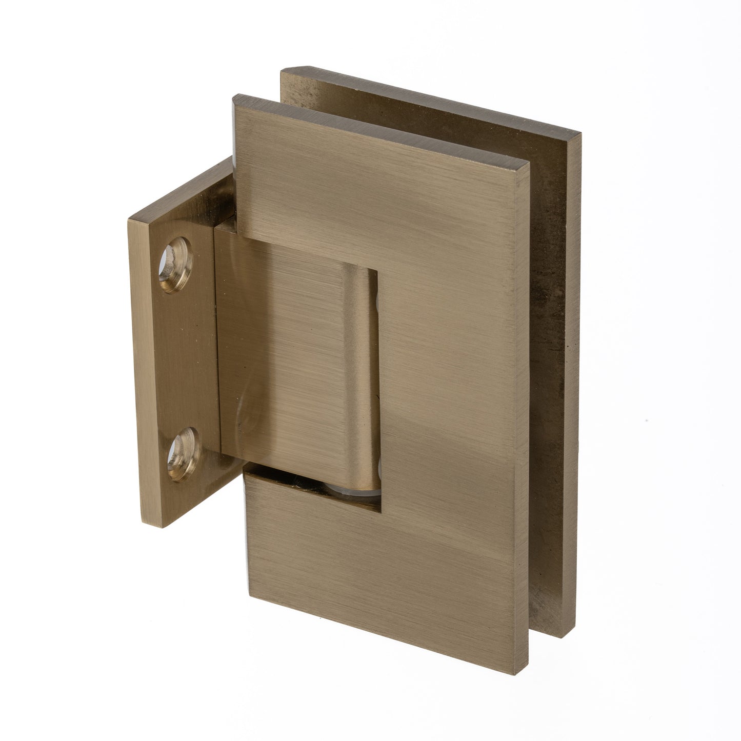 Wall Mount Short Back Plate Standard Hinge with Squared Corners