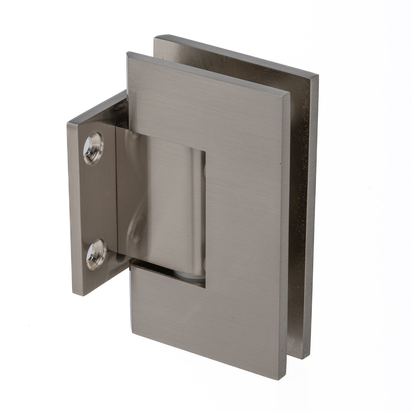 Wall Mount Short Back Plate Standard Hinge with Squared Corners