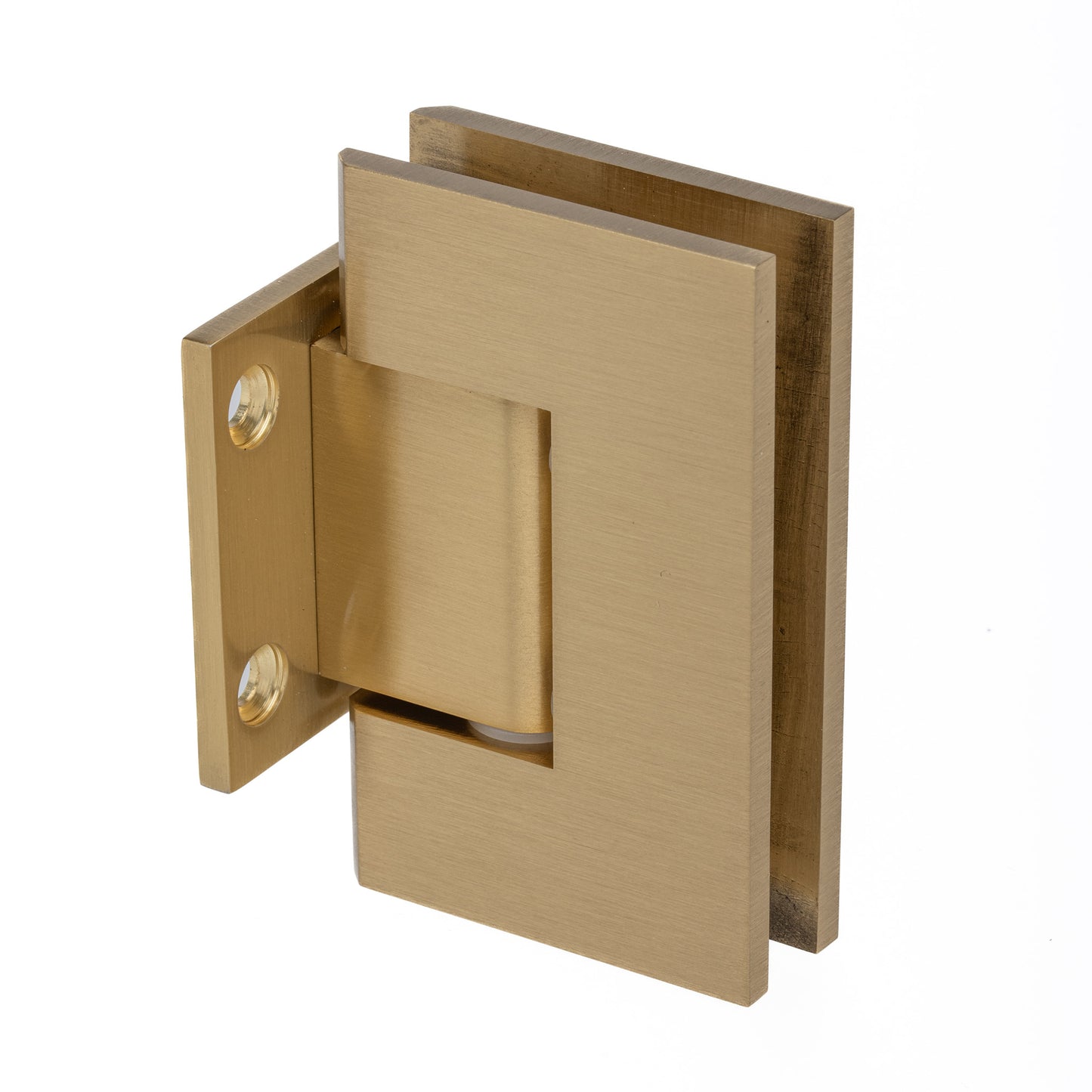 Wall Mount Short Back Plate Standard Hinge with Squared Corners