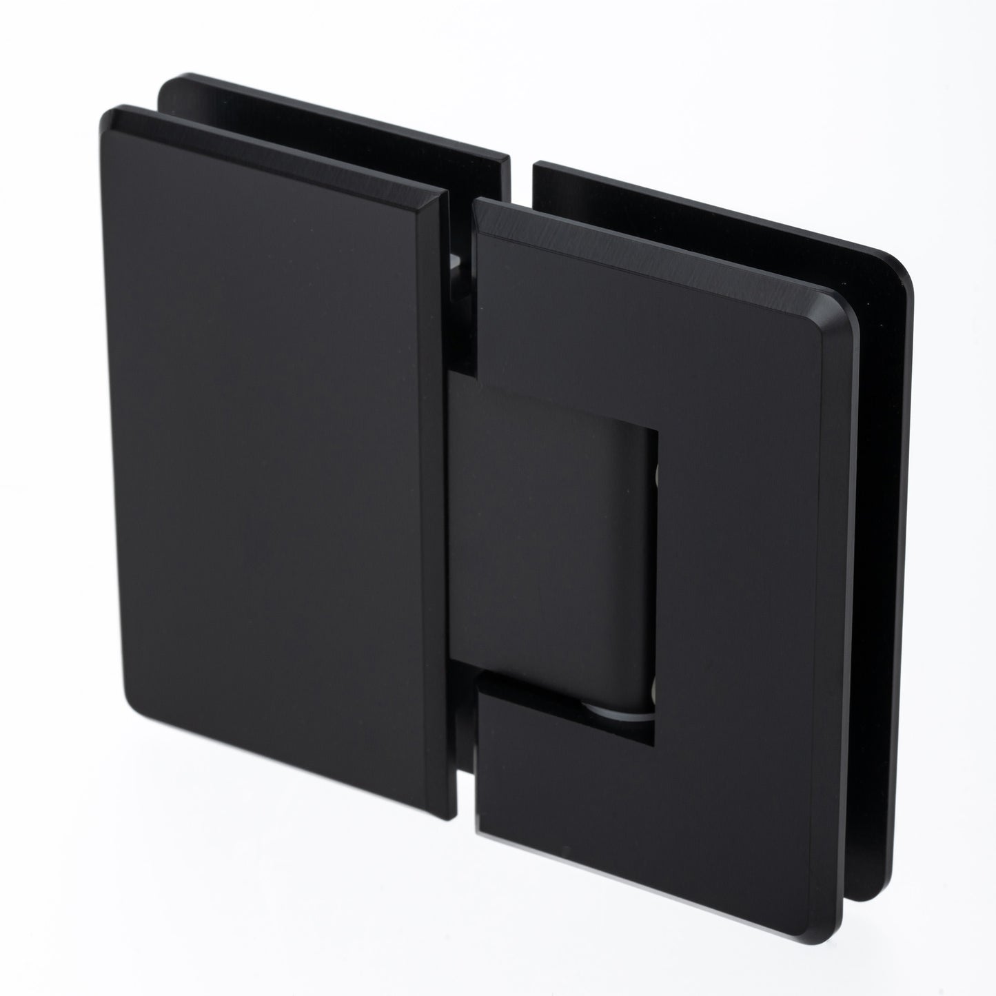 180 Degree Glass-to-Glass Hinge with Beveled Edges