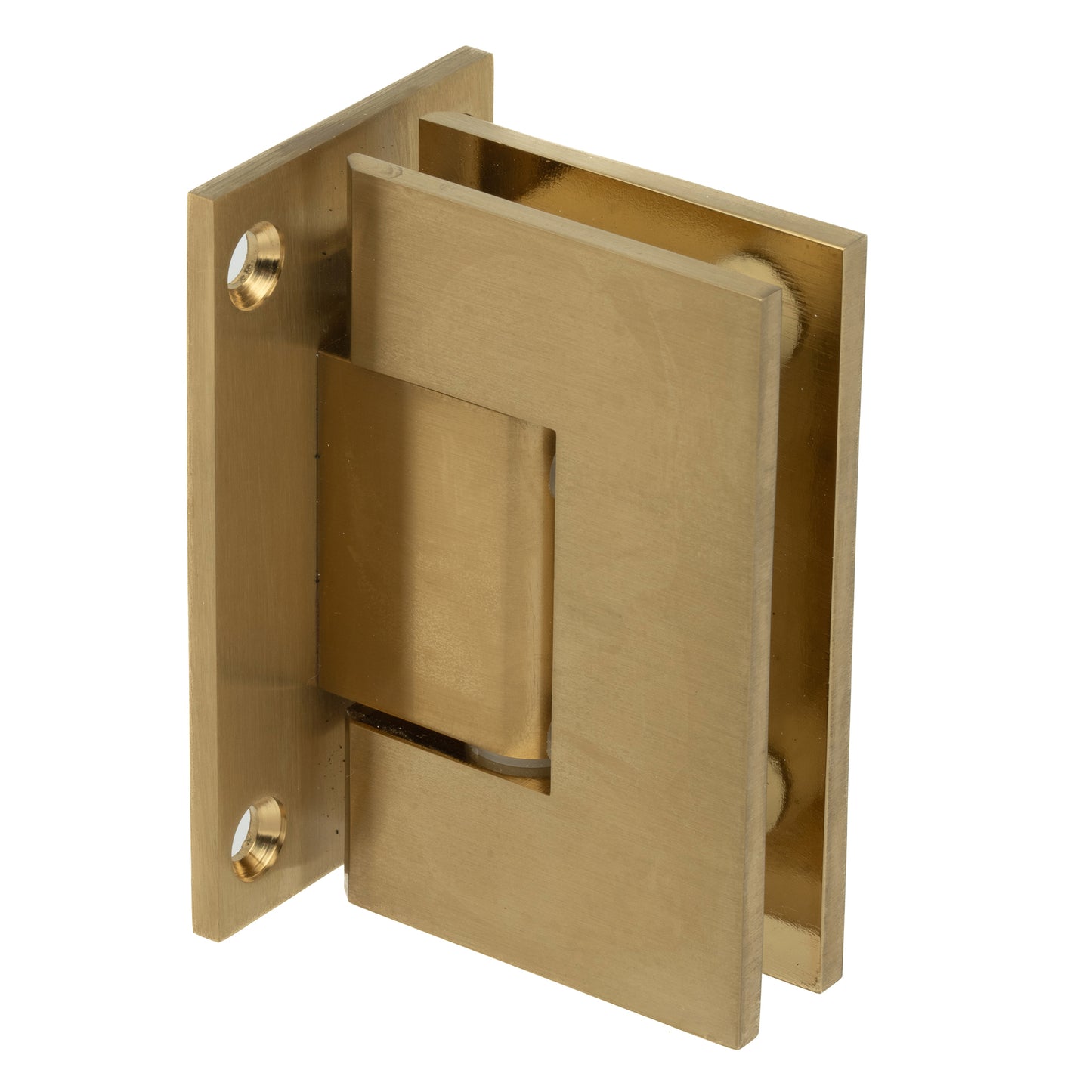 Wall Mount Full Back Plate Standard Duty Hinge - Square Design