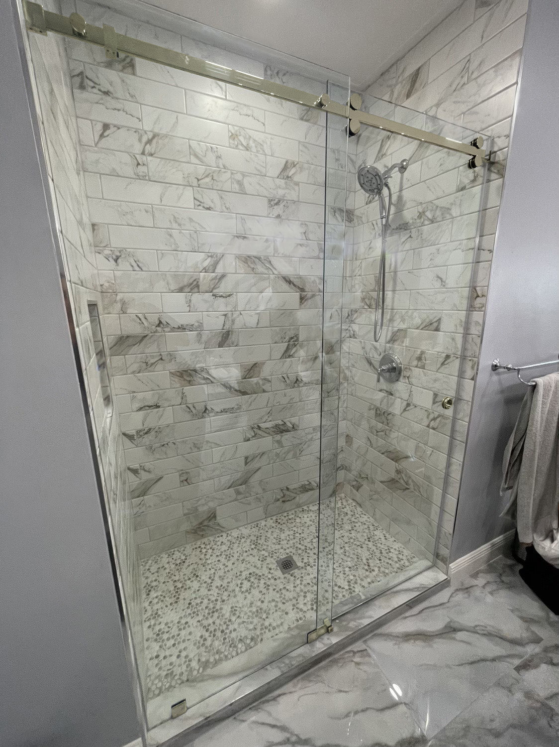 Tahoe Series Frameless Sliding Shower Door Kit