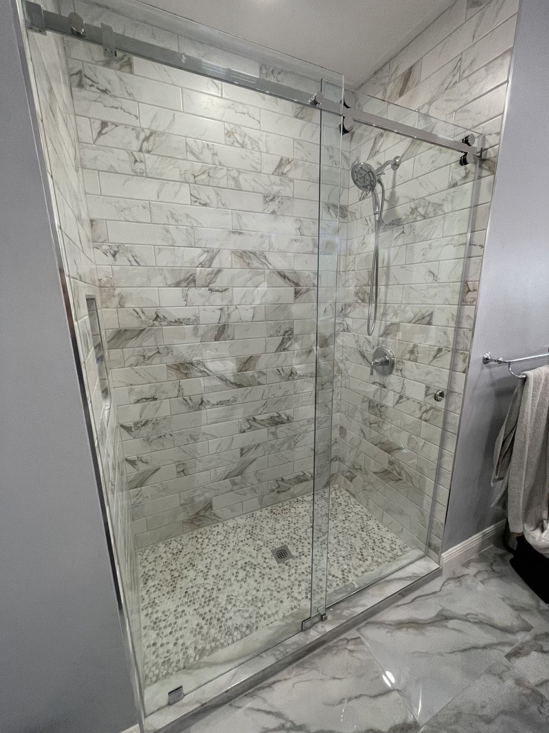 Tahoe Series Frameless Sliding Shower Door Kit