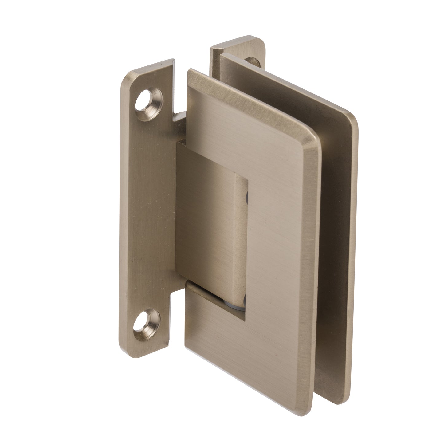 Wall Mount Full Back Plate Standard Duty Hinge - Beveled Edges