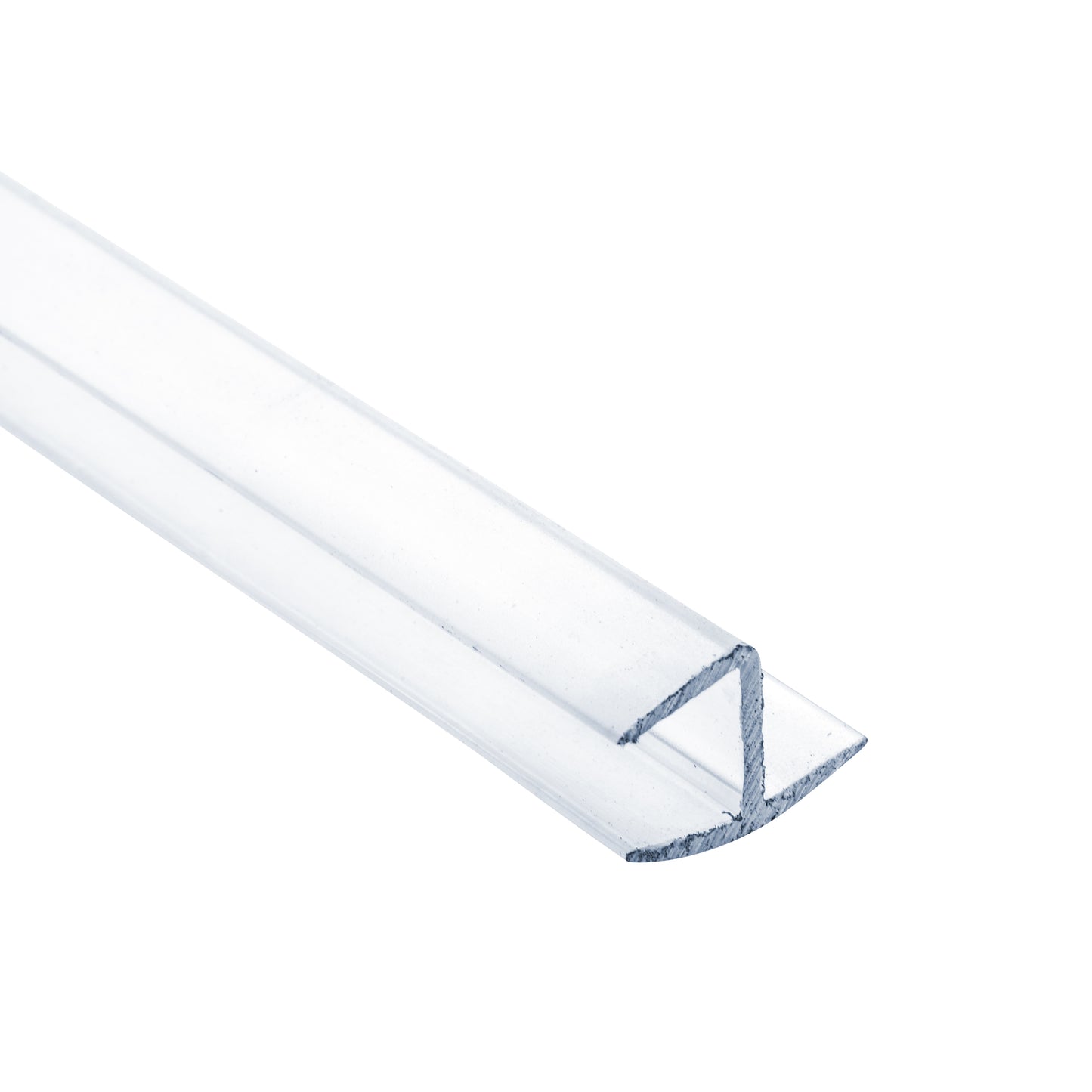 Polycarbonate H-Jamb at 180 Degrees for 1/2" Glass