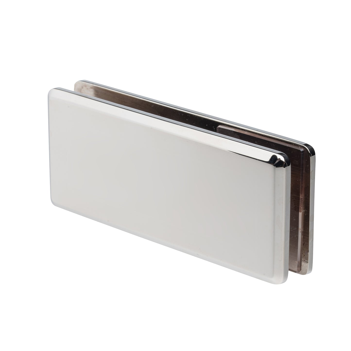 180 Degree Glass-to-Glass Clamp with Beveled Edges