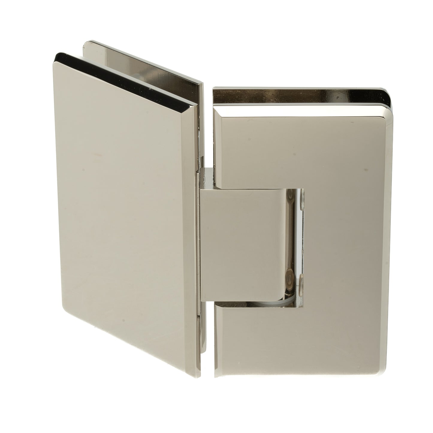 135 Degree Glass-to-Glass Heavy Duty Hinge with Beveled Edges