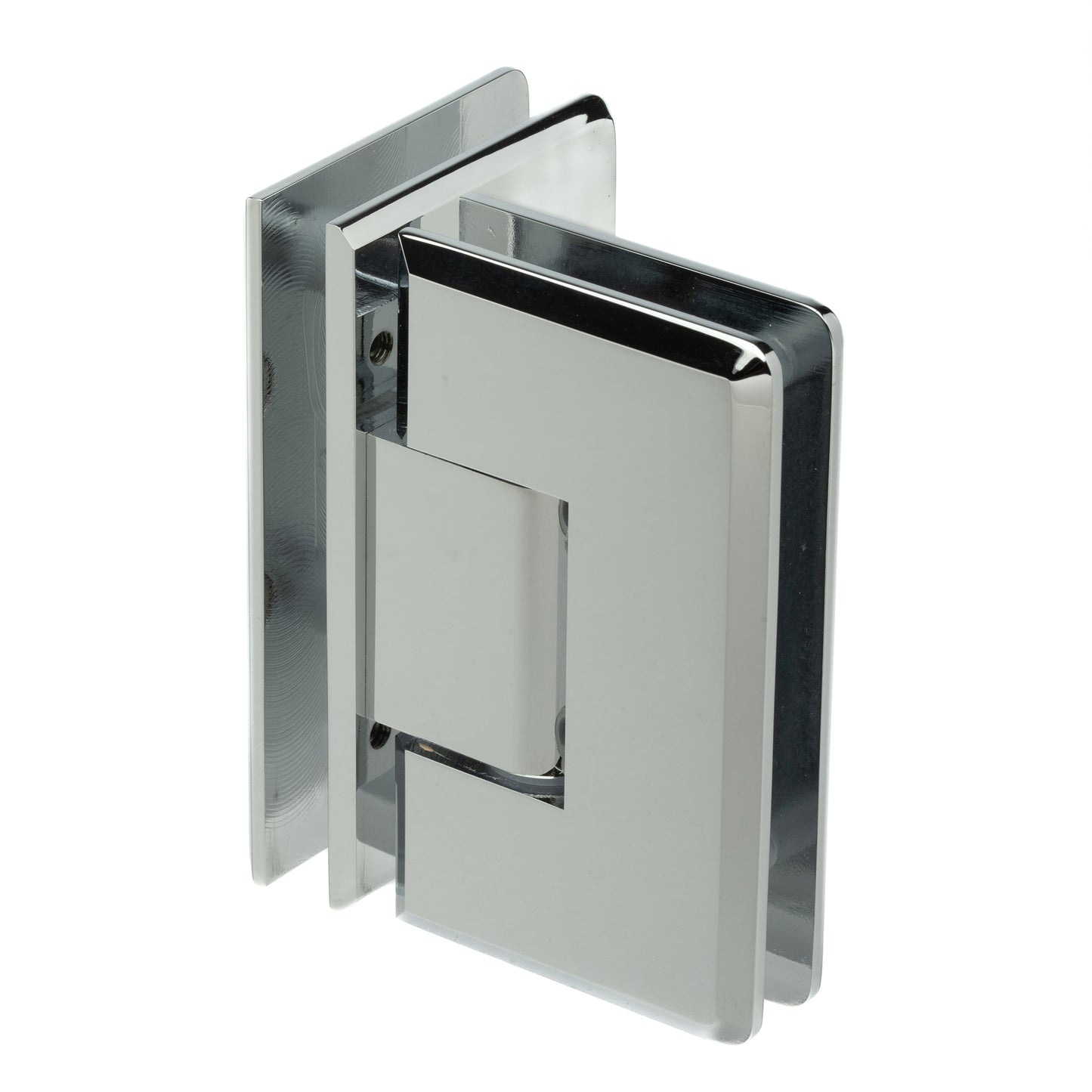 90 Degree Heavy Duty Glass-to-Glass Hinge with Beveled Edges