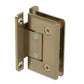 Adjustable Wall Mount Full Back Plate Standard Hinge with Beveled Edges