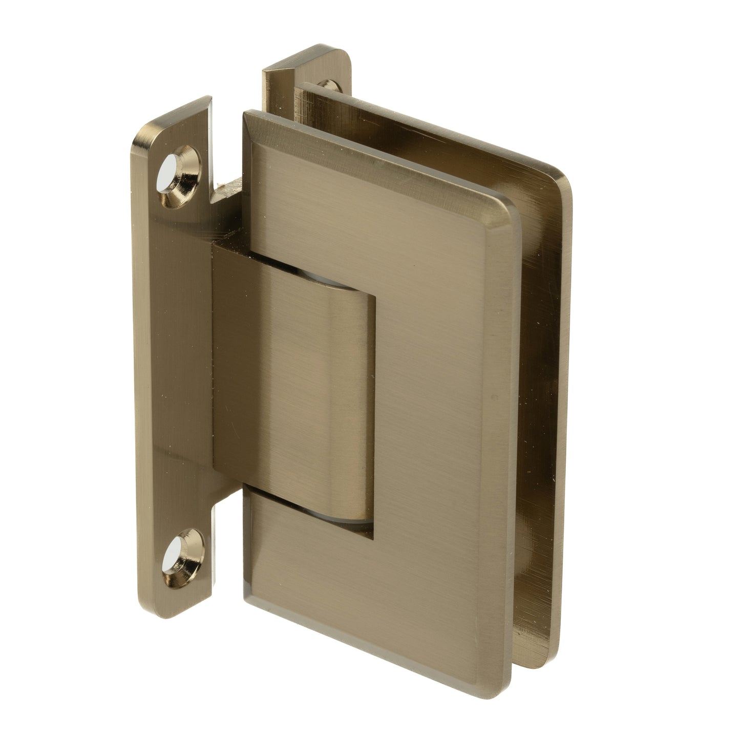 Adjustable Wall Mount Full Back Plate Standard Hinge with Beveled Edges