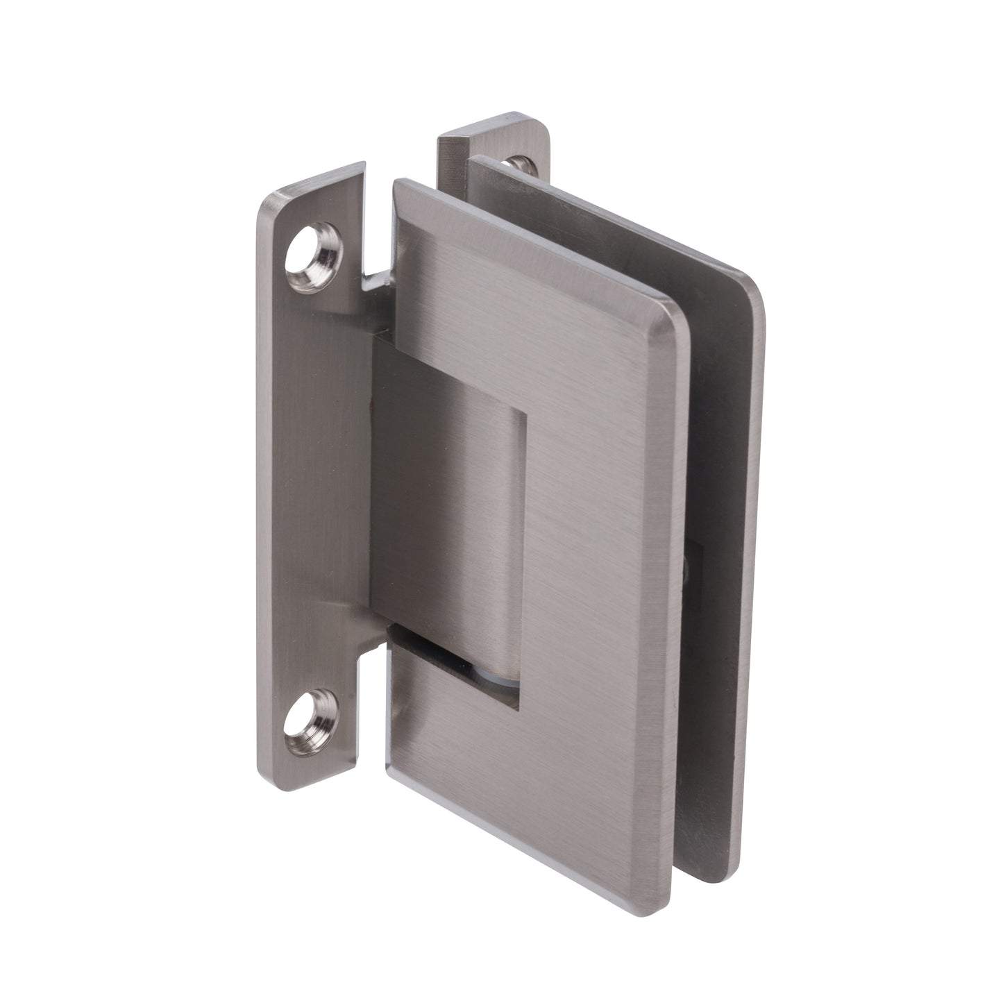 Wall Mount Full Back Plate 5 Degree Hinge with Beveled Edges