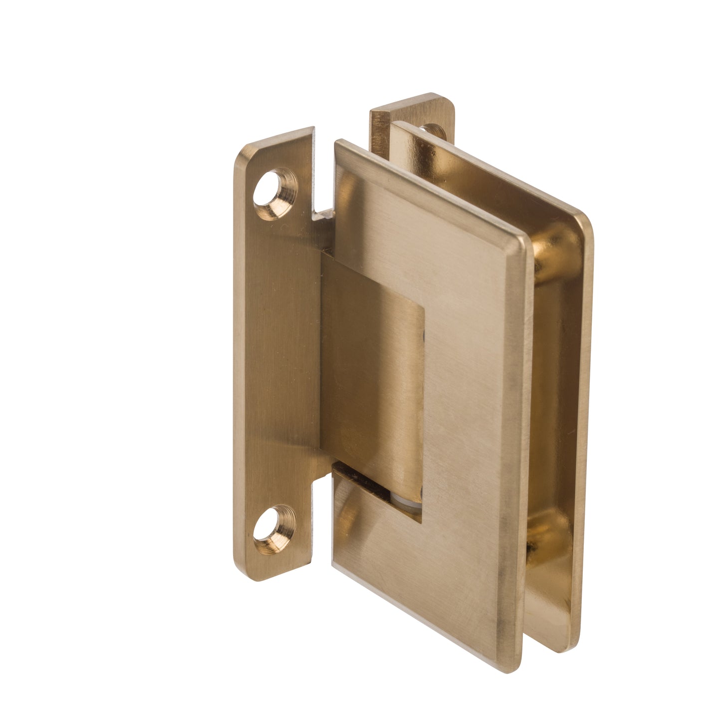 Wall Mount Full Back Plate 5 Degree Hinge with Beveled Edges