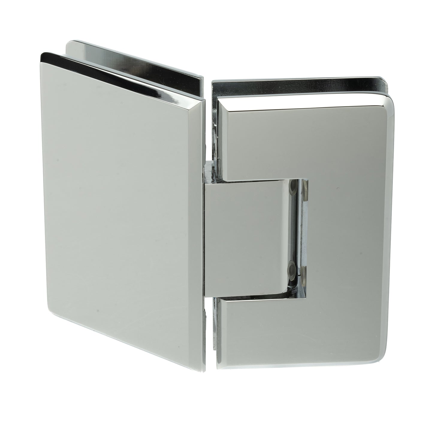 135 Degree Glass-to-Glass Heavy Duty Hinge with Beveled Edges