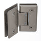 Adjustable 135 Degree Standard Duty Glass-to-Glass Hinge with Beveled Edges