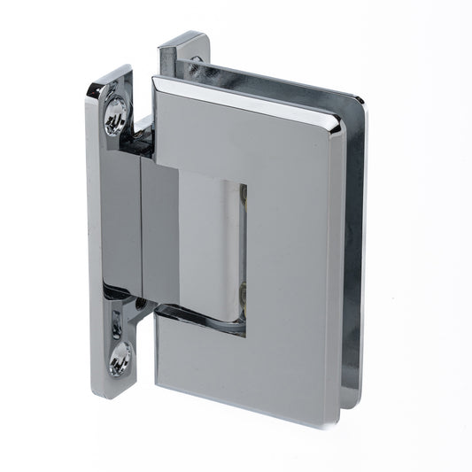 Wall Mount Full Back Plate 5 Degree Hinge with Beveled Edges