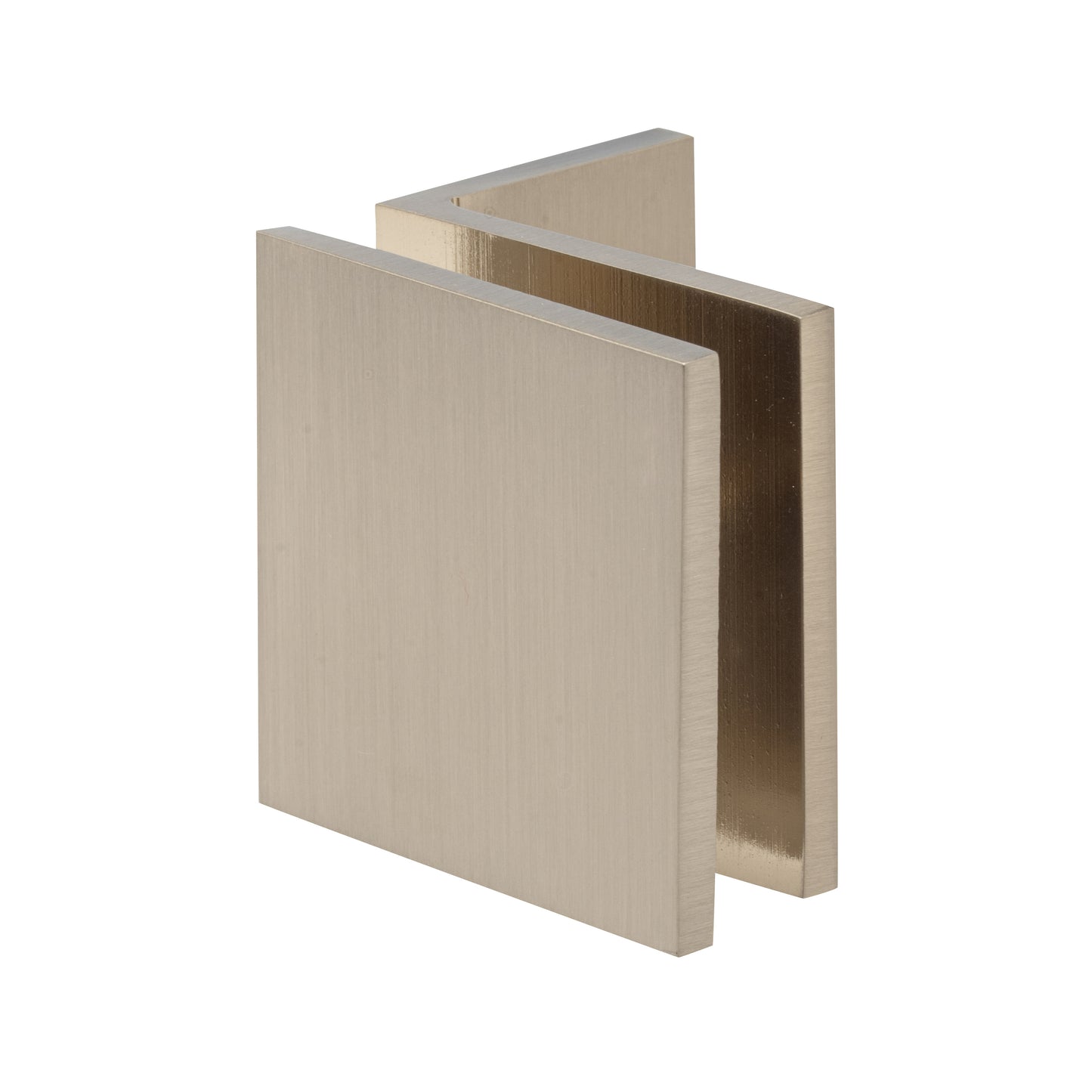 Square Wall Mount Fixed Panel With Small Leg Clamp