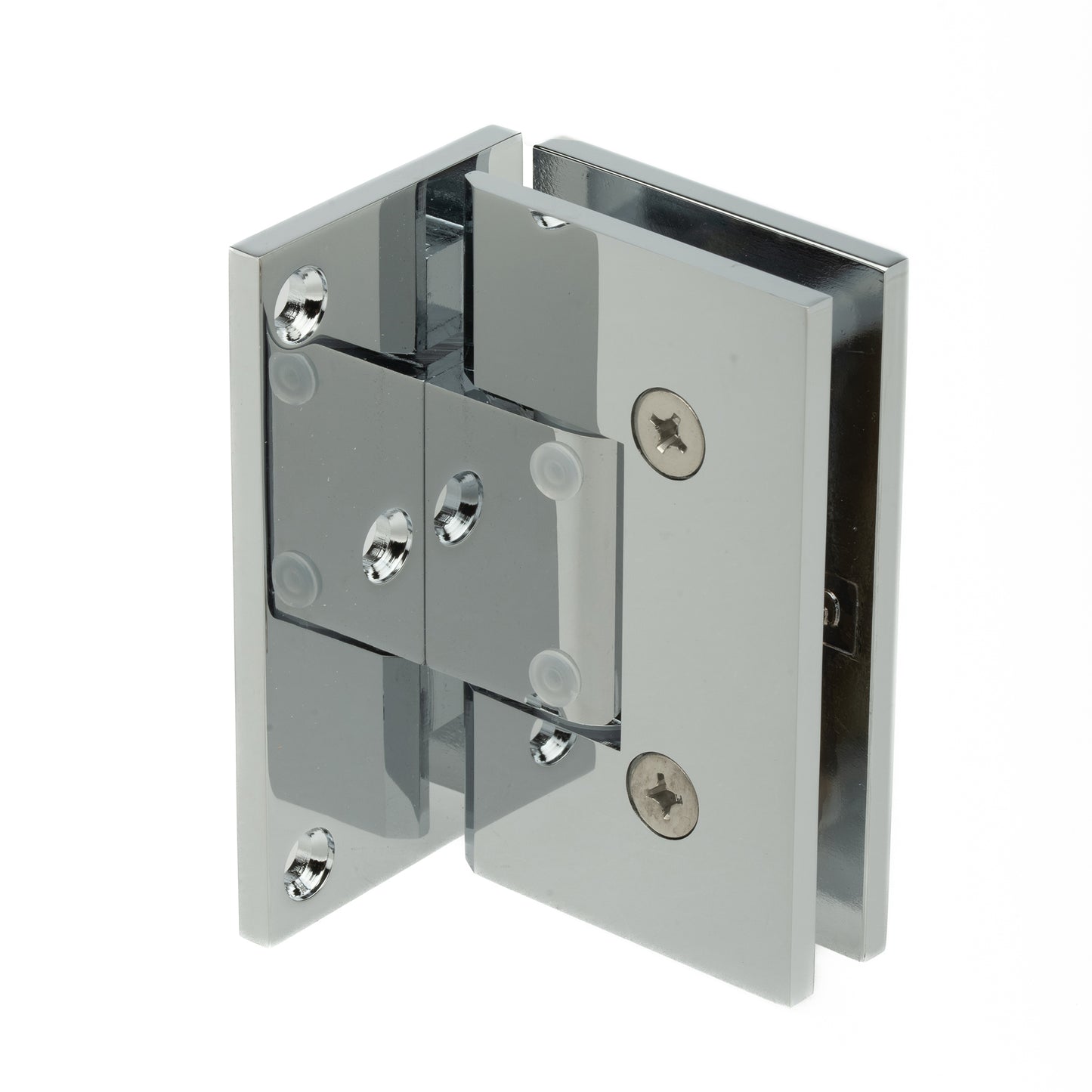 Adjustable Wall Mount Offset Heavy Duty Hinge with Squared Corners