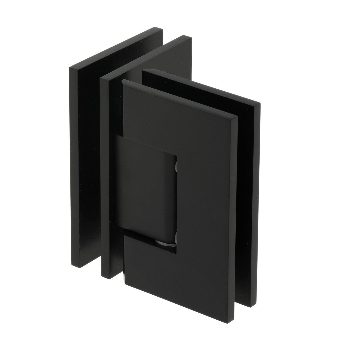 90 Degree Glass-to-Glass Standard Duty Hinge with Squared Corners