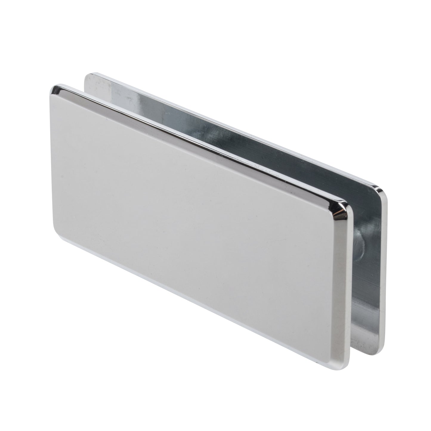 180 Degree Glass-to-Glass Clamp with Beveled Edges