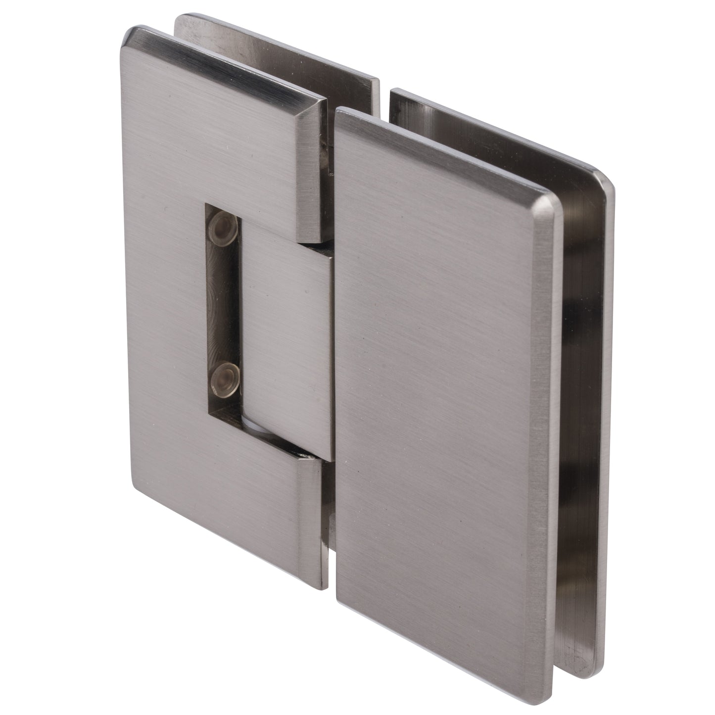 180 Degree Glass-to-Glass Heavy Duty Hinge with Beveled Edges