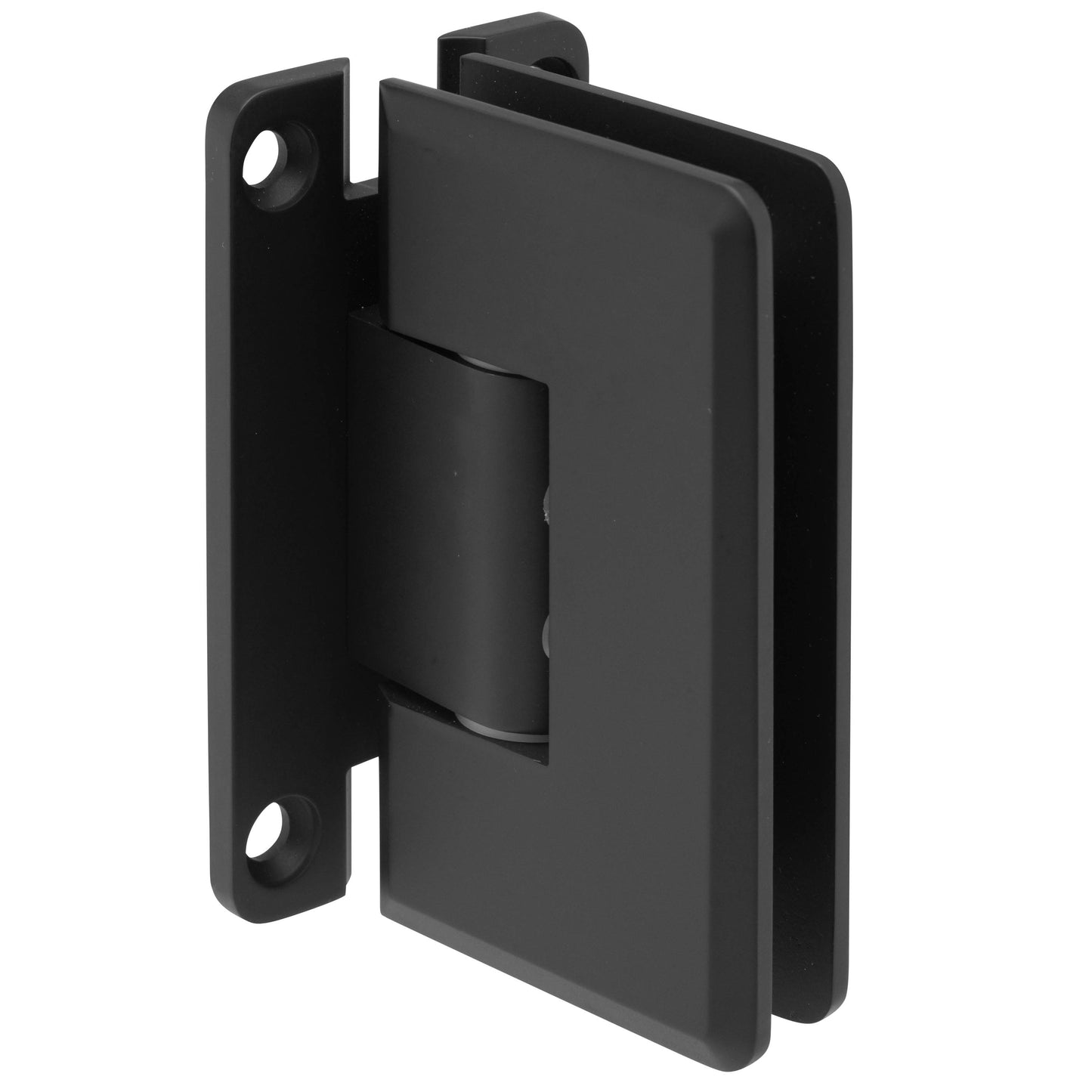 Adjustable Wall Mount Full Back Plate Hinge - Heavy Duty with Beveled Edges