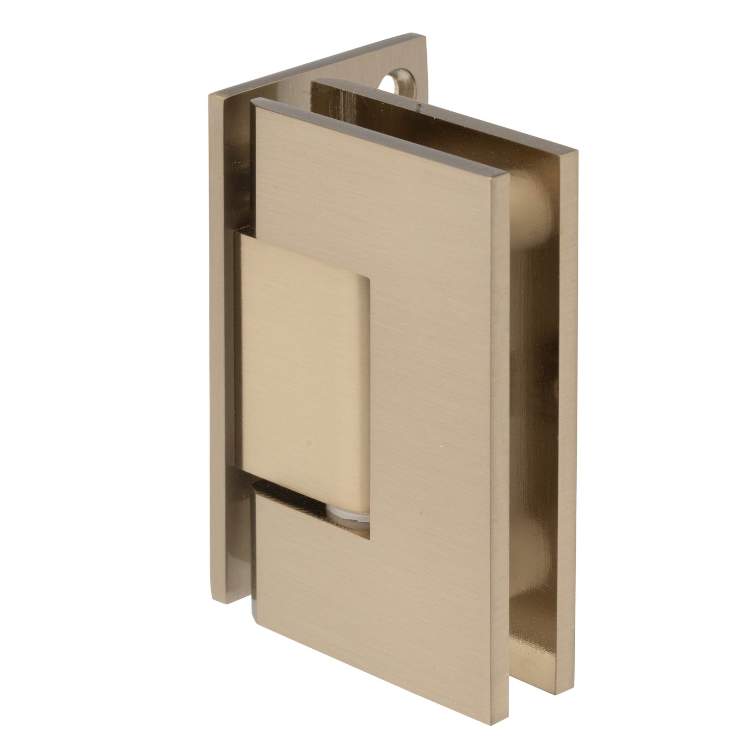 Wall Mount Offset Back Plate Hinge with Squared Corners - Standard Duty