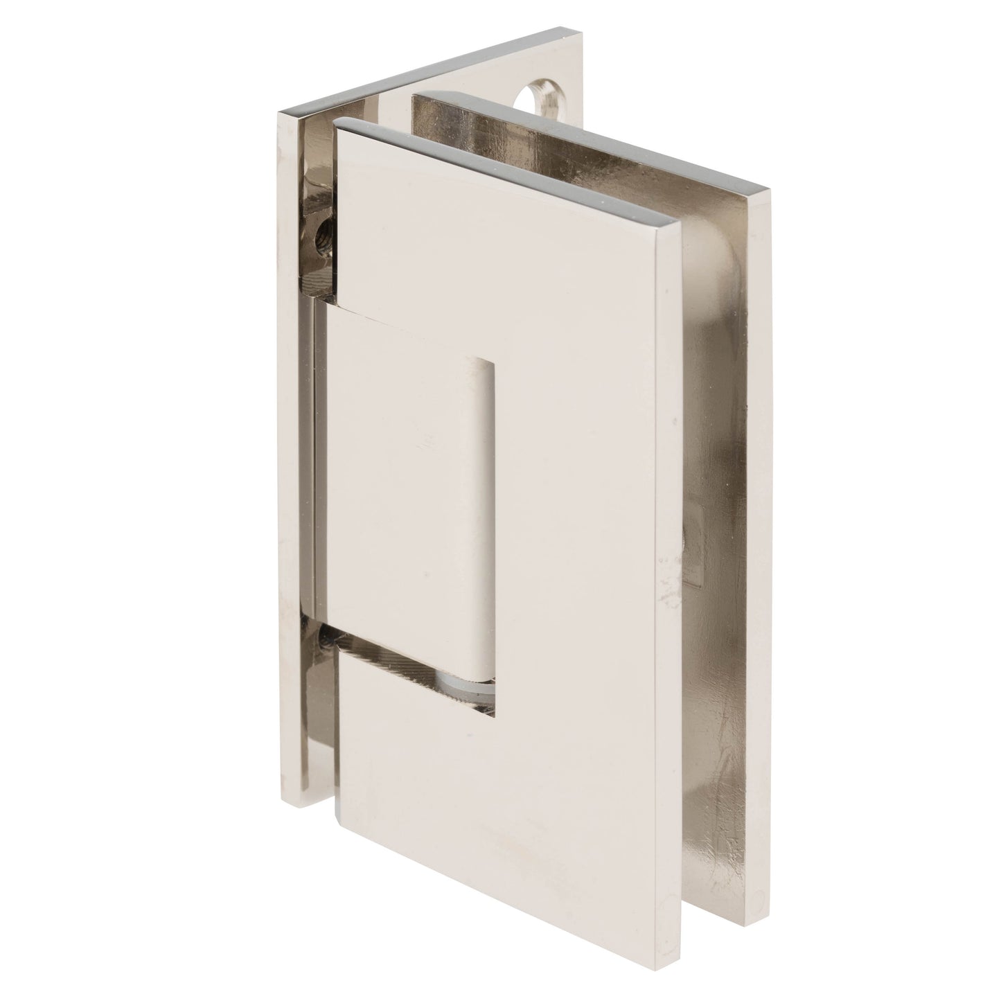 Wall Mount Offset Back Plate Hinge with Squared Corners - Standard Duty