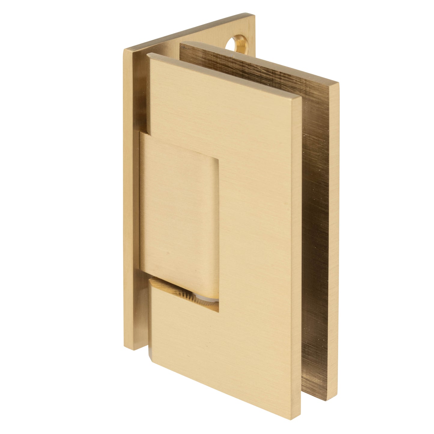 Wall Mount Offset Back Plate Hinge with Squared Corners - Standard Duty