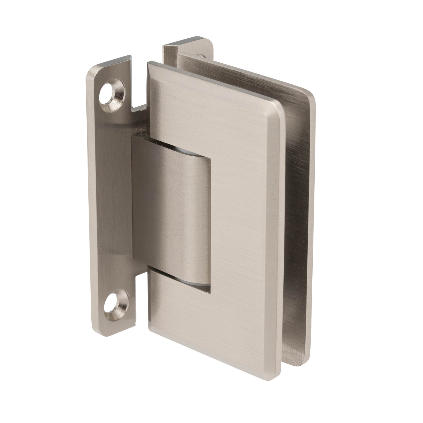 Adjustable Wall Mount Full Back Plate Standard Hinge with Beveled Edges