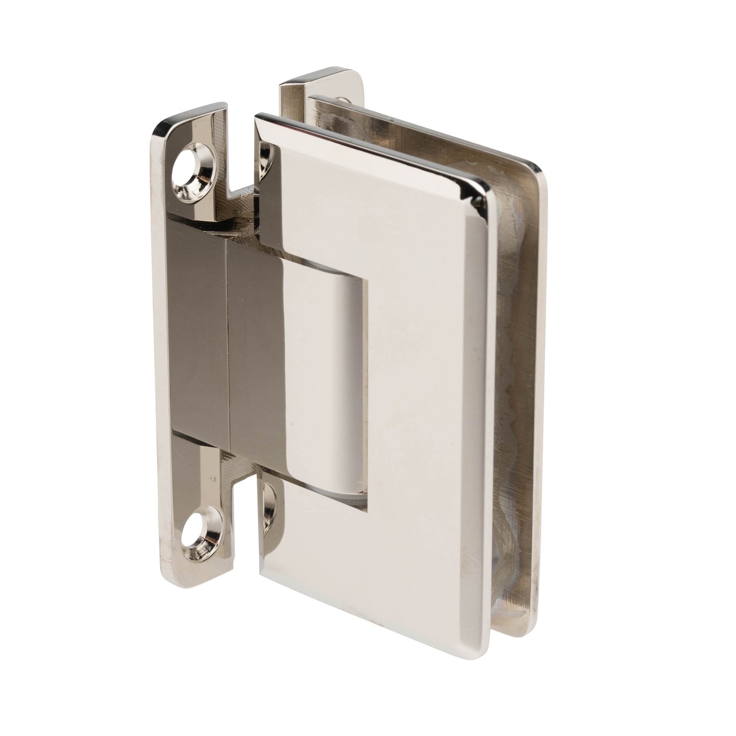 Adjustable Wall Mount Full Back Plate Standard Hinge with Beveled Edges