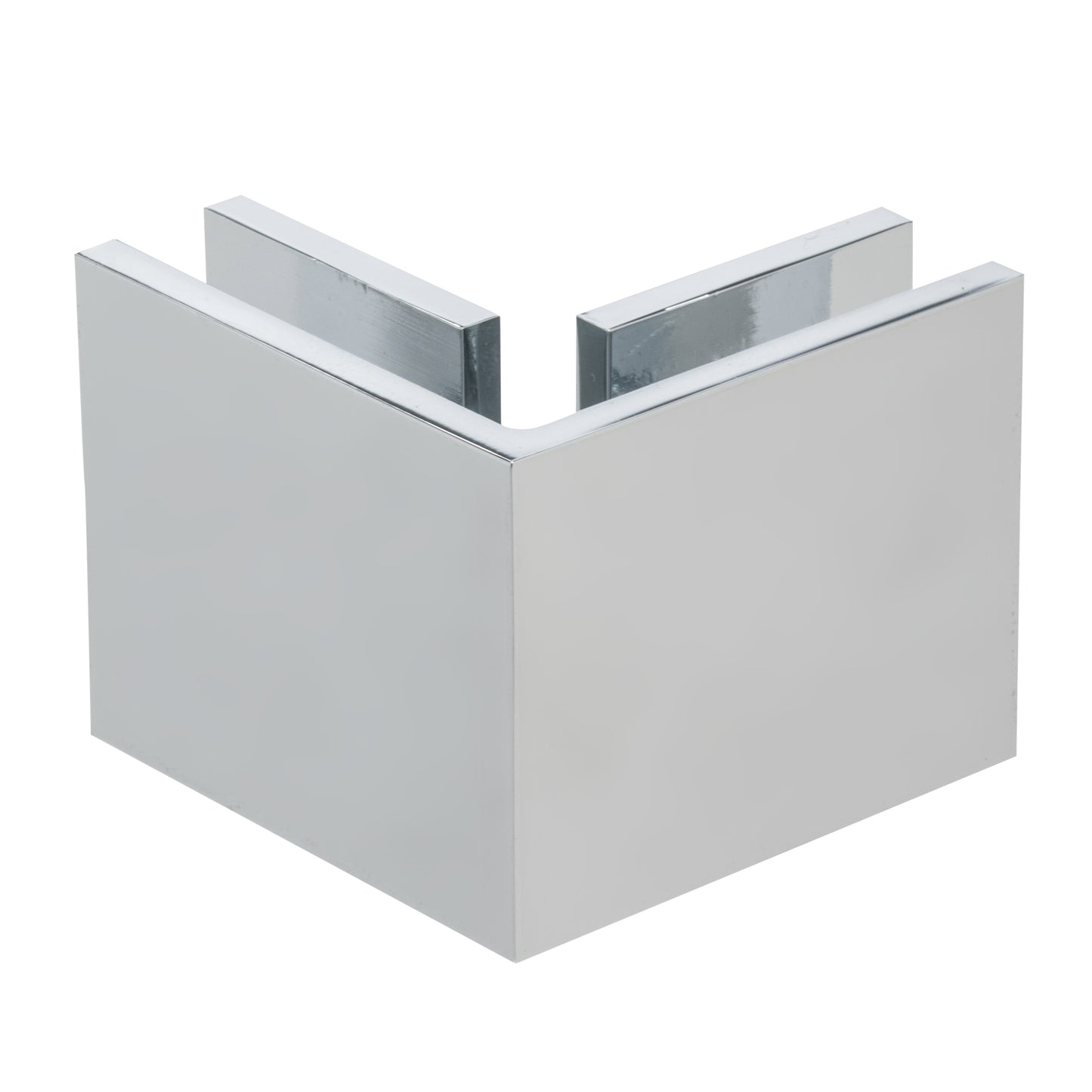 Square Style 90 Degree Glass-to-Glass Clamp