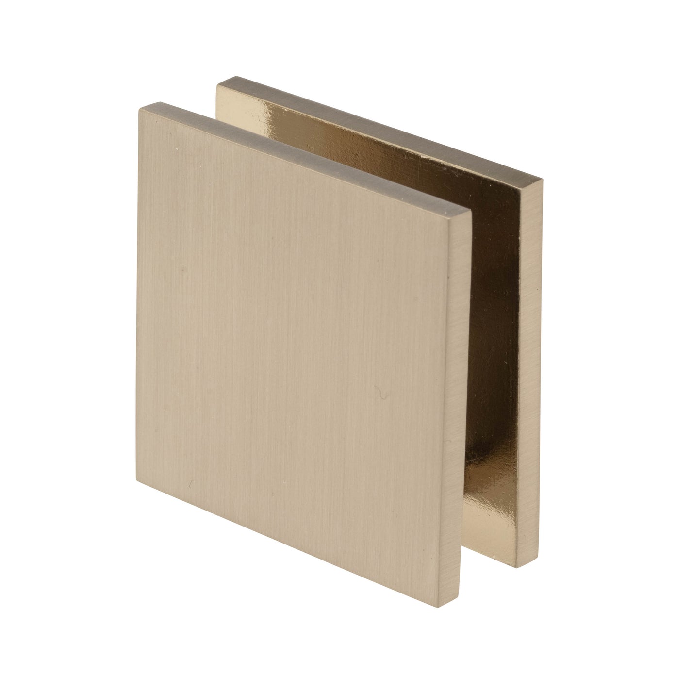 Square Style Hole-in-Glass Fixed Panel U-Clamp – SAM Hardware